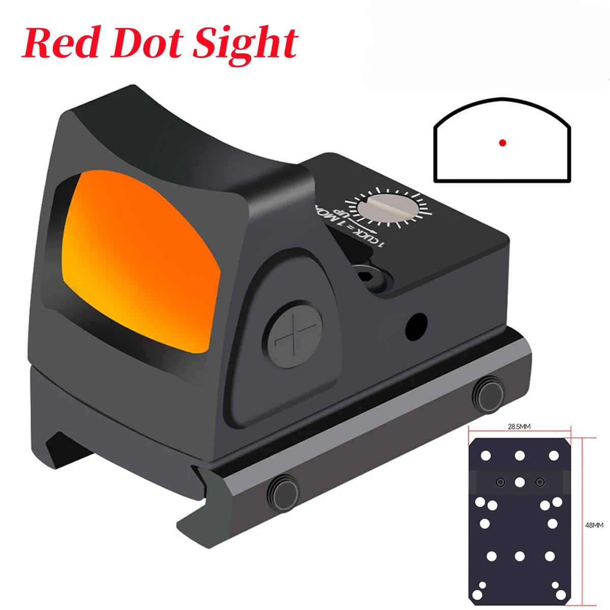 Outdoor Hunting Lab - Миниатюрный тактический коллиматорный прицел Red Dot
