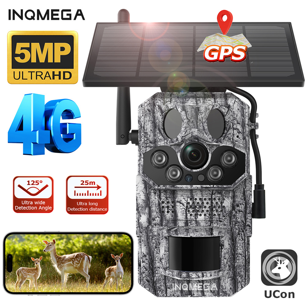Outdoor Hunting Video Camera - INQMEGA4G 2K 5MP PIR активируемый движением