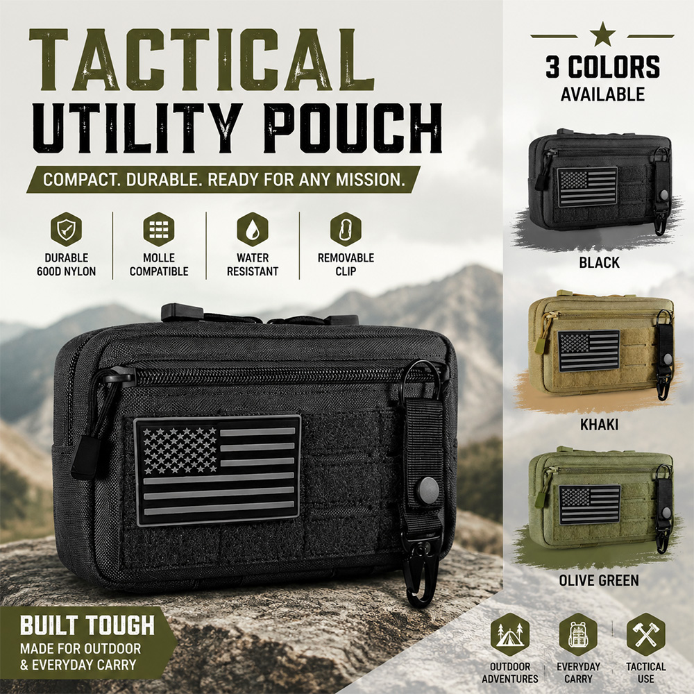 Outdoor Hunting Tools - Тактическая сумка-органайзер Molle EDC для оказания