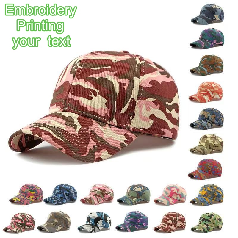 Hunting Outdoor Logos - Универсальные камуфляжные бейсболки с регулировкой, с
