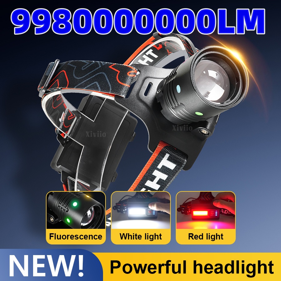 Headlamp Tactical Bright - Новейший сверхъяркий мощный налобный фонарь с