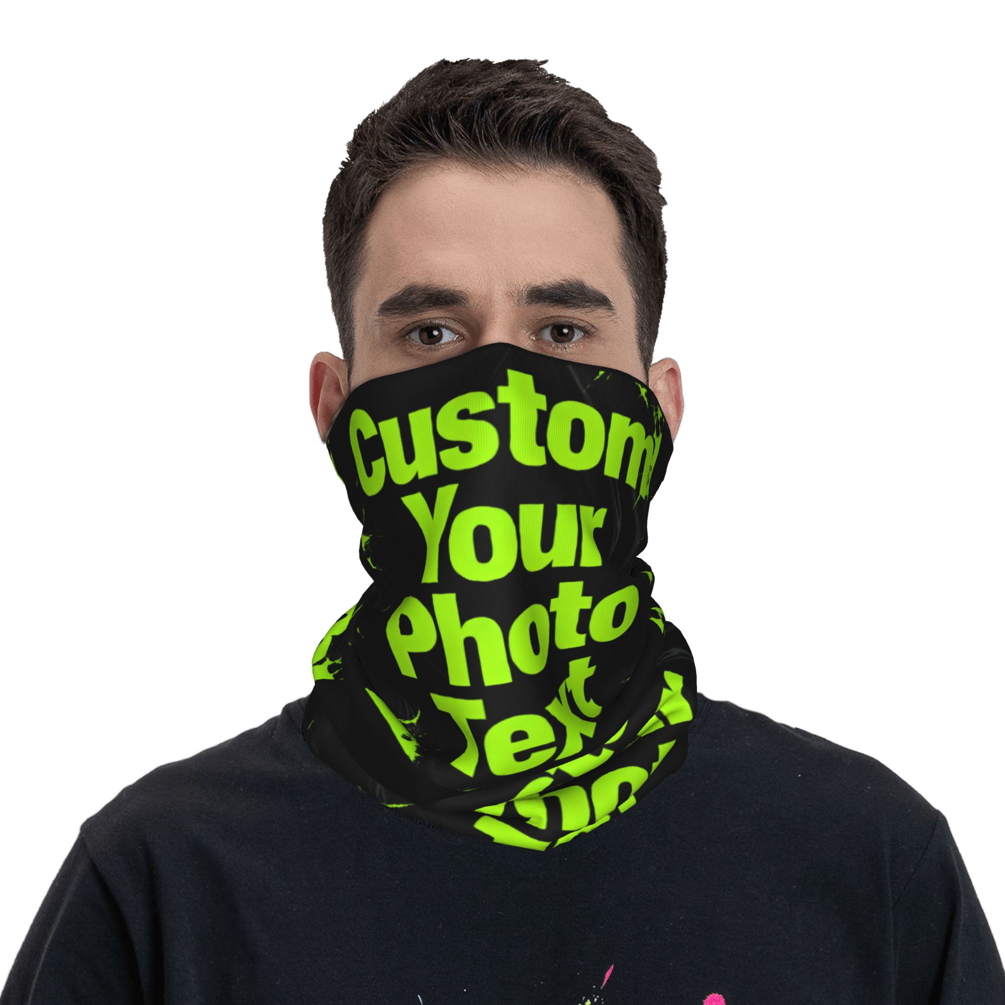 Hunting Outdoor Logos - Многофункциональная бандана-бафф с индивидуальным дизайном (фото,