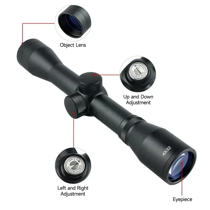 2-6X32AOE арбалет короткие при – обзор и цена Crossbow Scope Sight
