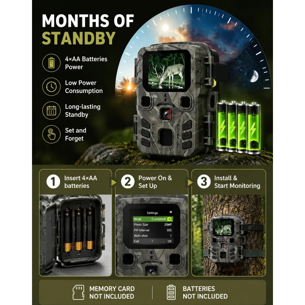 Мини-фотоловушка с функцией но – обзор и цена Outdoor Hunting Video Camera