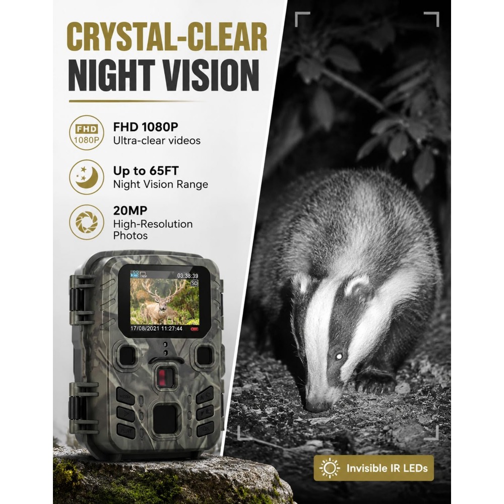 Мини-фотоловушка с функцией но – обзор и цена Outdoor Hunting Video Camera